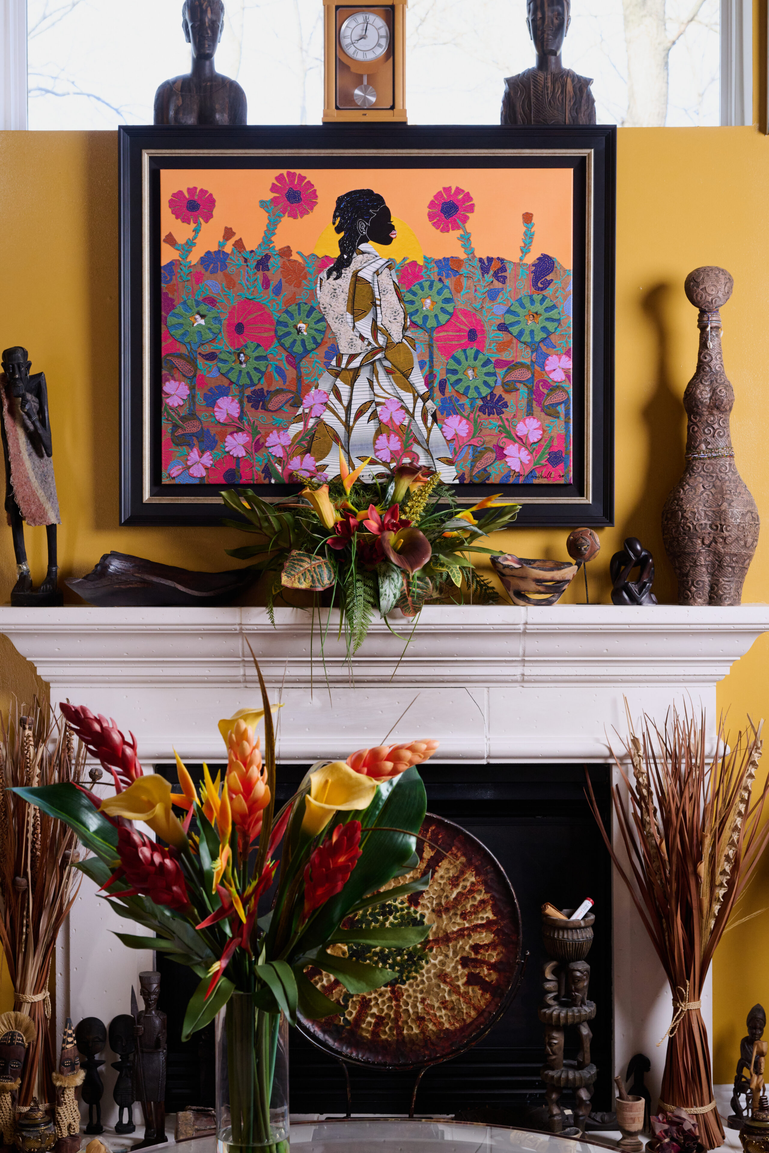 Wellness-focused living room design by SanctuaryIAM in St. Louis